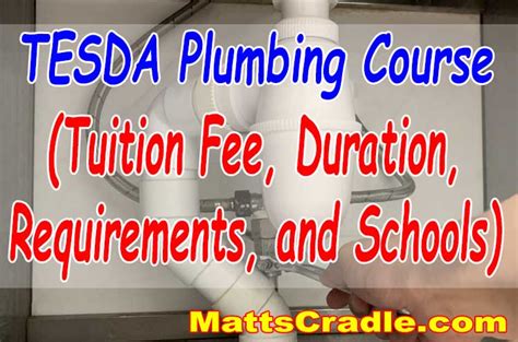Schools offering Plumbing courses in the Philippines.
